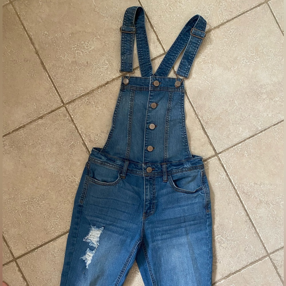 Women’s Denim Overalls - Small